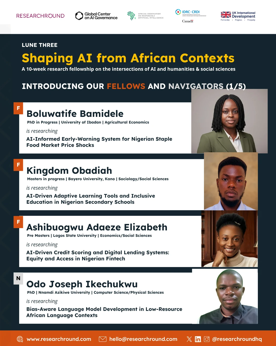 LUNE Three Fellows Cohort Induction Part 1