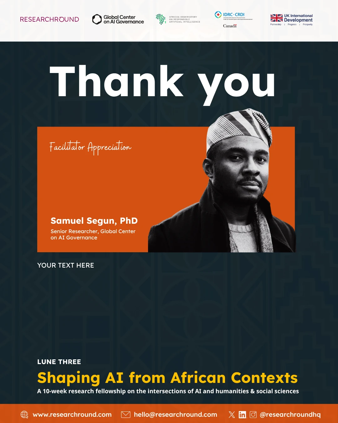 LUNE Three Keynote Speaker Afonja